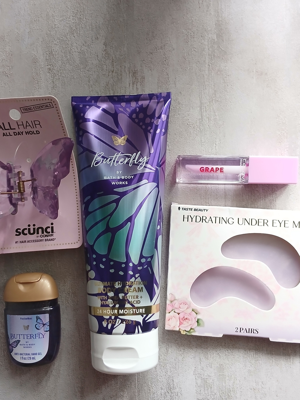 Butterfly by Bath & Body Works Hydrating Body Cream - Purple & Teal